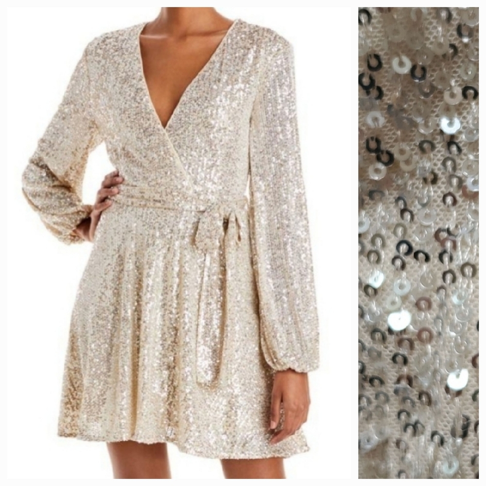 Bardot Belilissa sequin mini dress 8